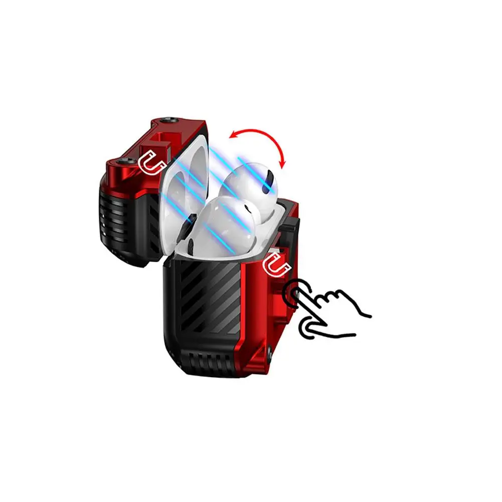 High-strength PC Flexible TPU Protective Case For AirPods Pro 3 Protective Case Perfect Fit Shockproof Hook Protective Case