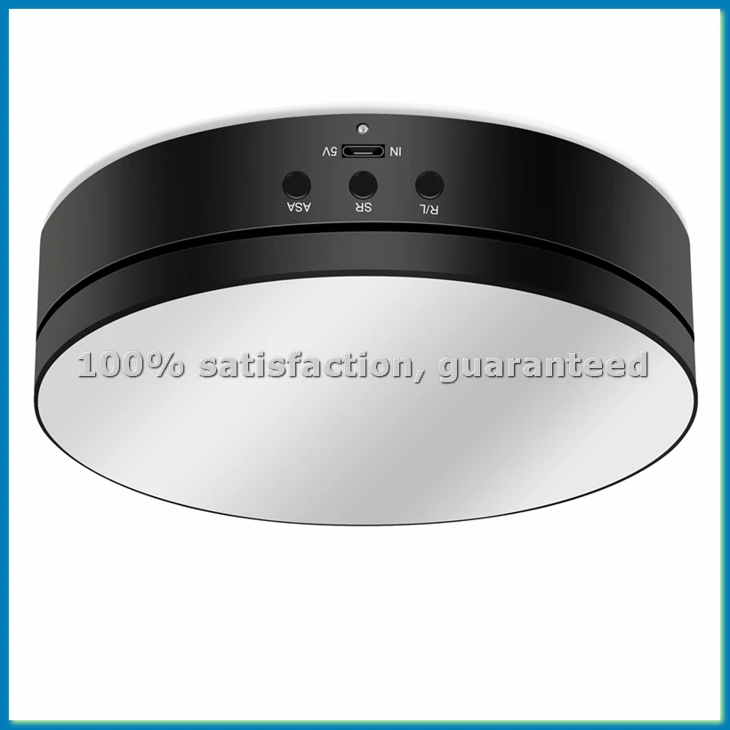 

3 Speeds Electric Rotating Display Stand Mirror 360 Degree Turntable Jewelry Holder Battery Display Photography Video-ABLL