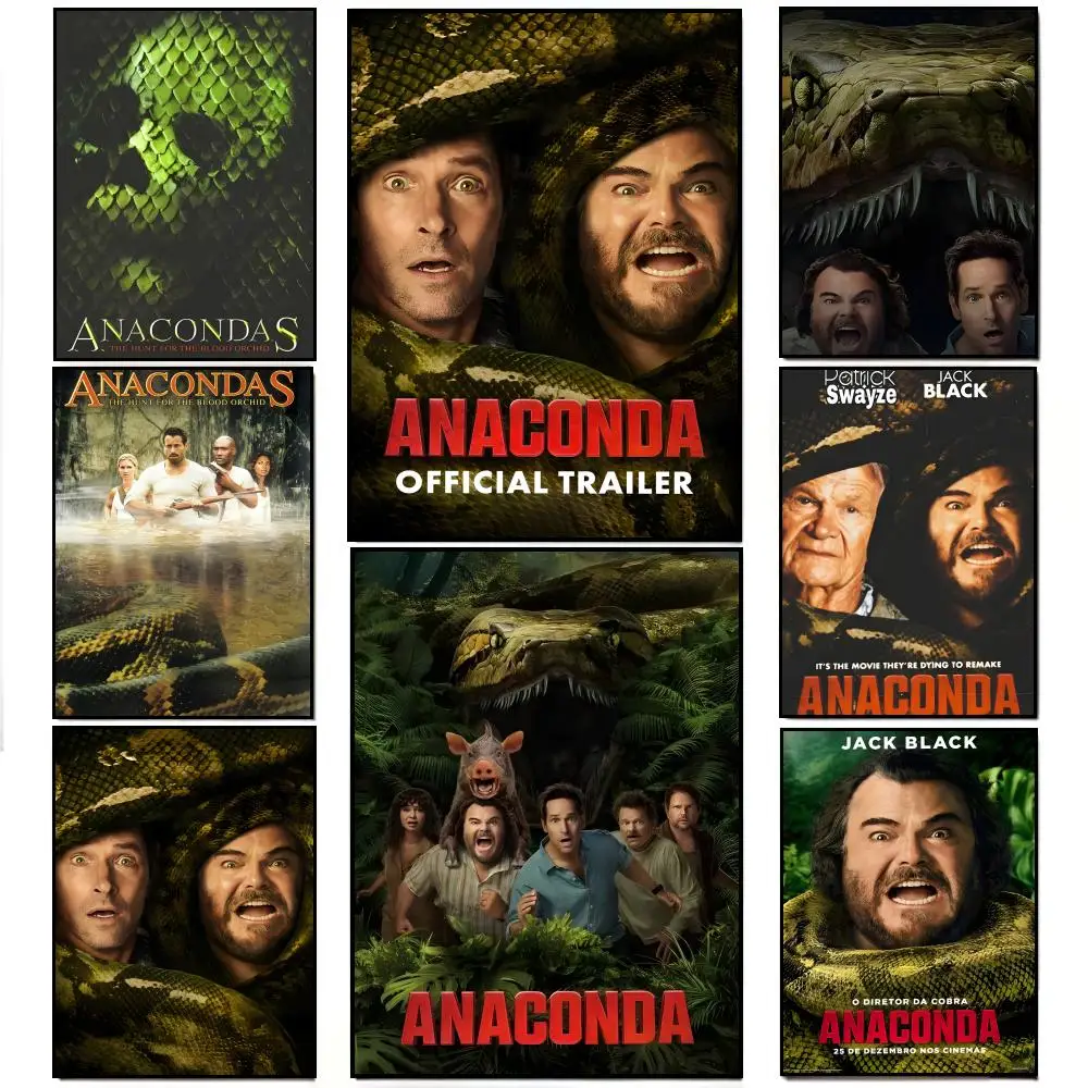 Movie Horror T-THE A-ANACONDAS Poster Poster HD  Waterproof Wall Sticker Bar Living Room Decor Gift