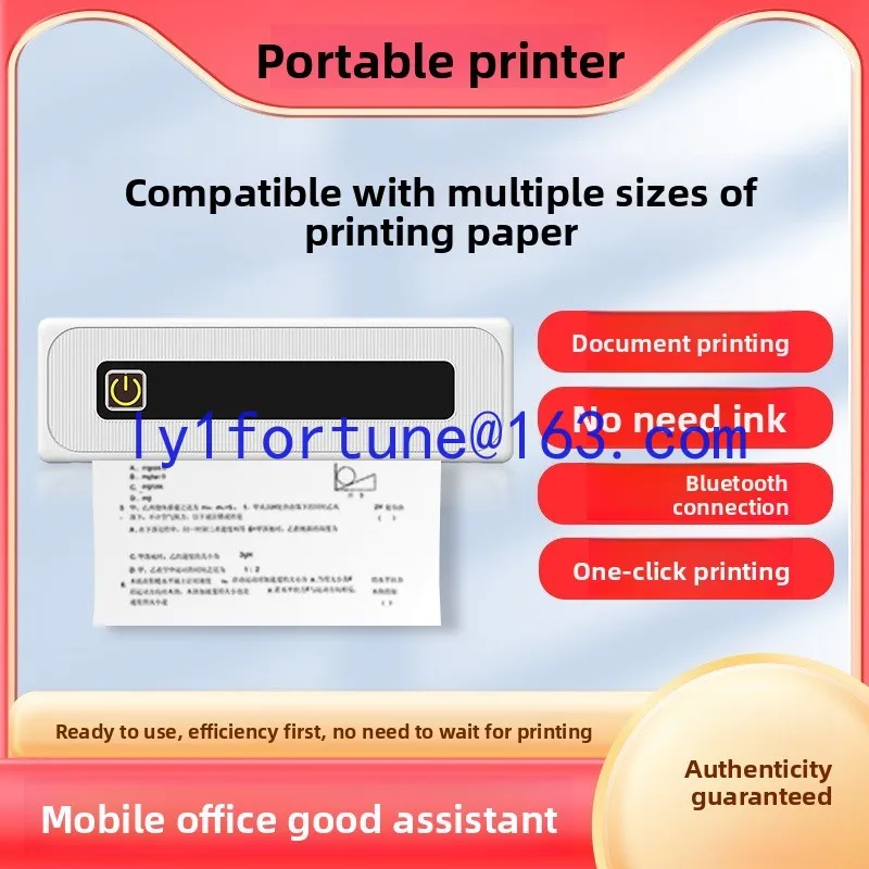 A4 Thermal Printer Inkless Tattoo Mini Portable Bluetooth APP Portable
