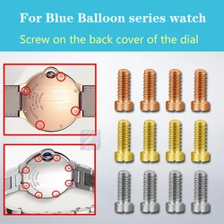 Back Cover Screw for Cartier Blue Balloon Watch Band Panel Bottom Small Cover Back Flat Head Screw with Tools Watch Accessories