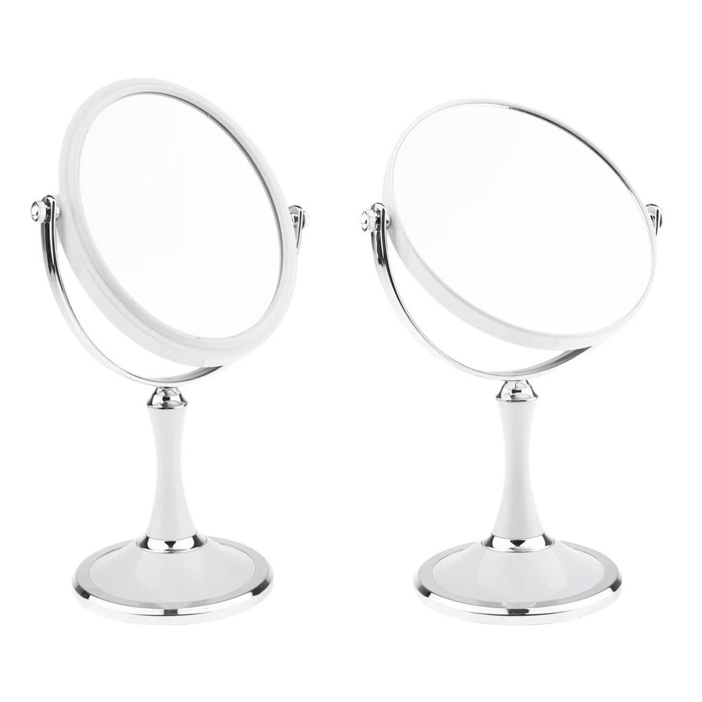 Dubbelzijdige draaibare make-upspiegel met 3x vergroting aanrecht make-upspiegel