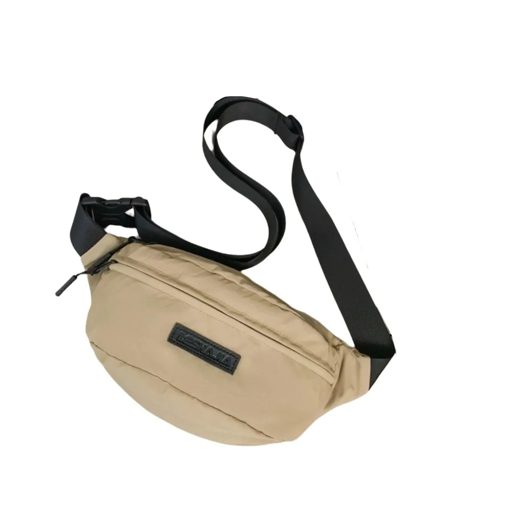 

Casual Men's Chest Bag Large Capacity Commuting Nylon Shoulder Bag Lightweight Multifunctional Crossbody Fanny Pack Biking