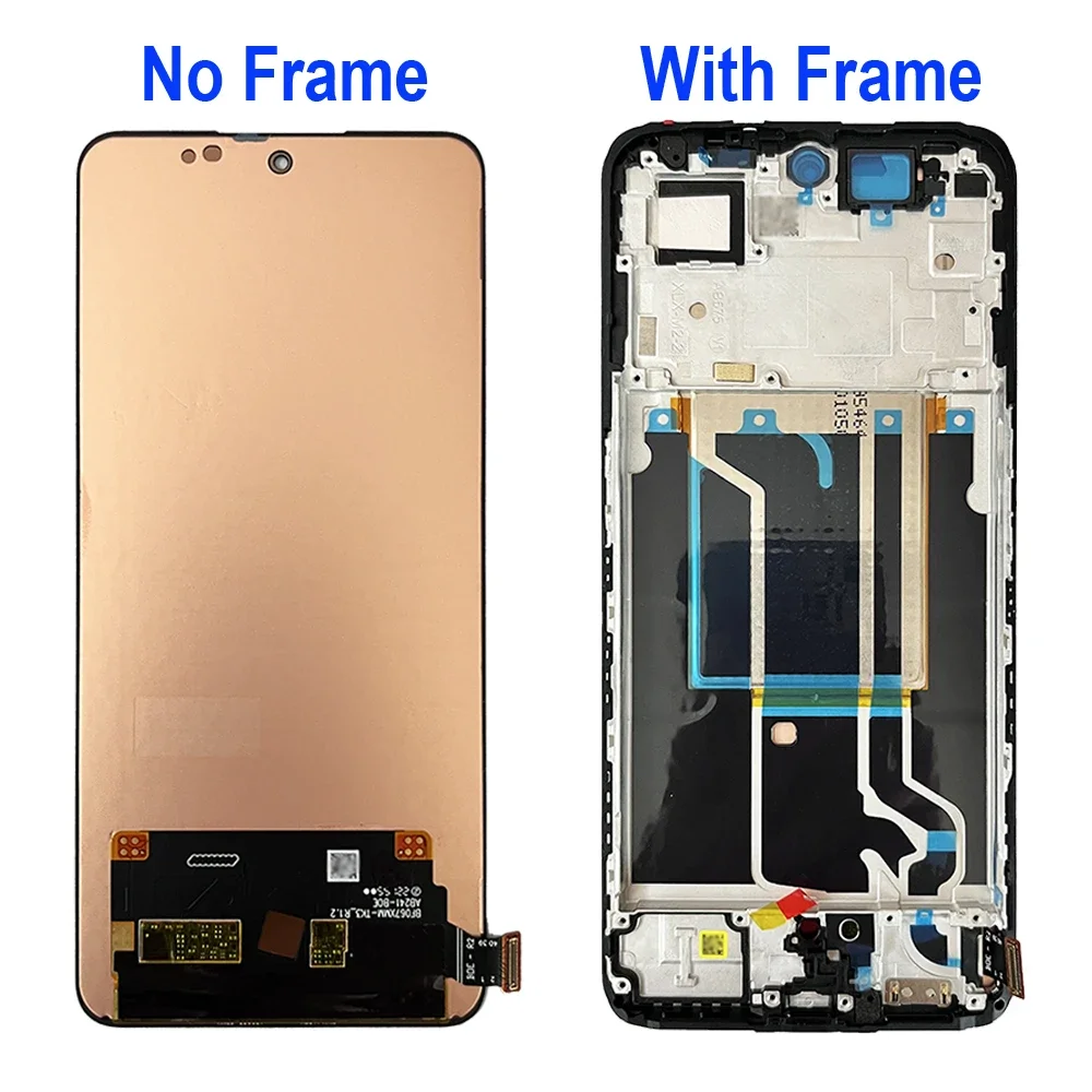 AMOLED For Realme GT3 RMX3709 LCD Display Touch Screen Digitizer Assembly