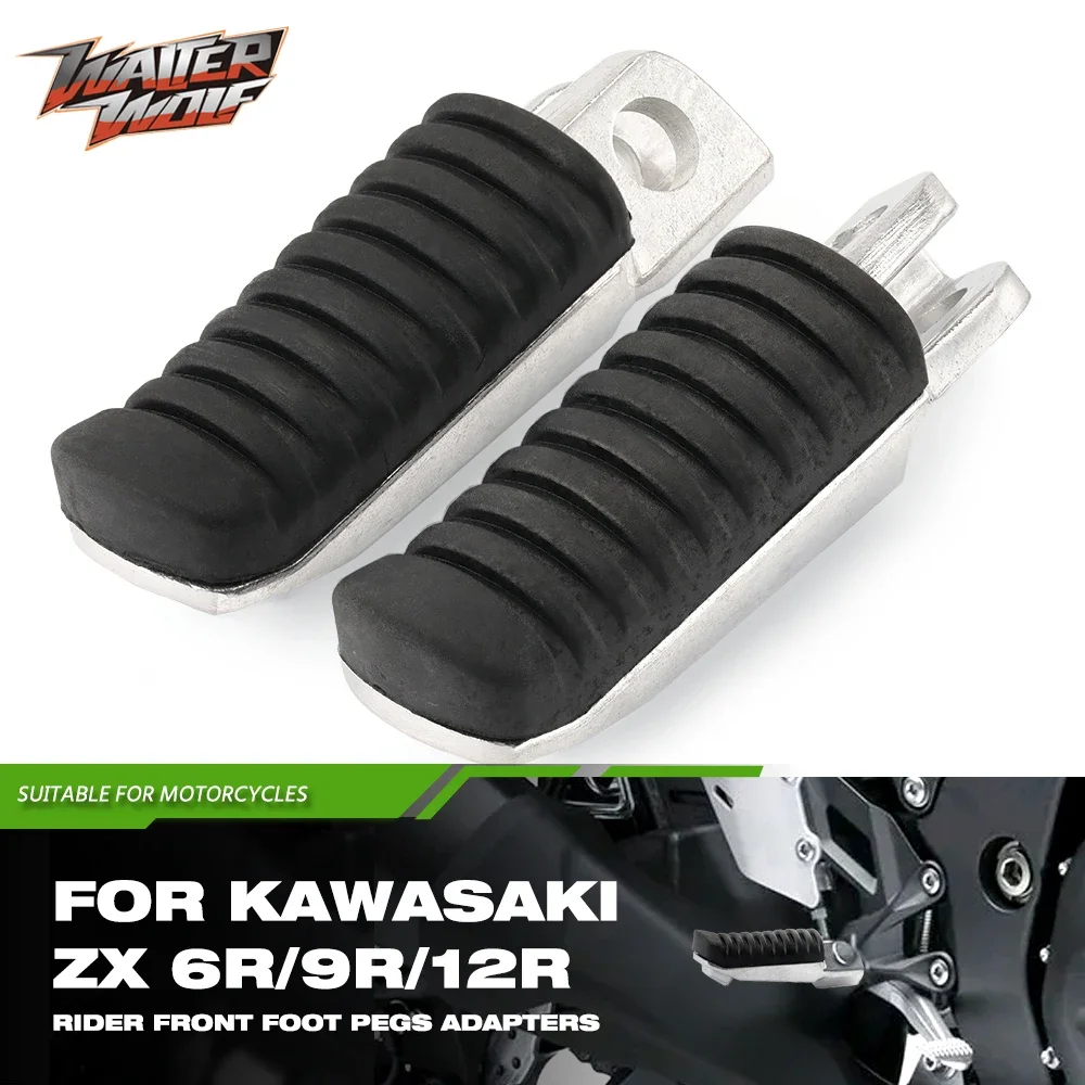 

For KAWASAKI Z900RS Z750 Z1000 Z1000SX ER6N VRESYS NINJA 400 650/R ZX6R ZX9R ZX12R Motorcycle Rider Foot Pegs Footrest Adapters