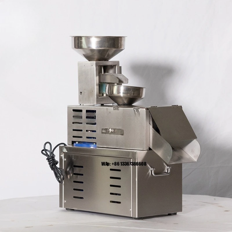 

Automatic flaxseed oil press, soybean oil processing machine, tea seed oil extractor