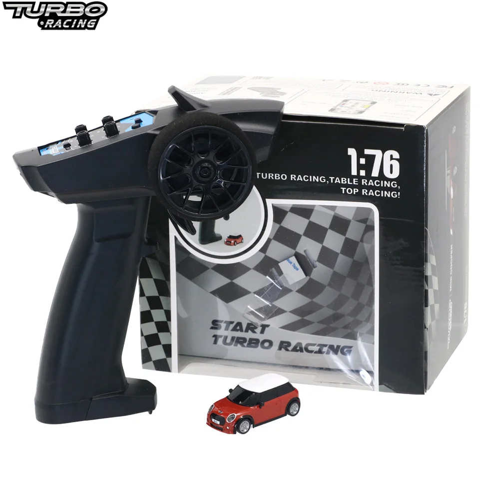 Turbo Racing 1/76 MINI 2.4GHz Full Scale RC Professional Electric Remote Control Toys RTR For Kids and Adults