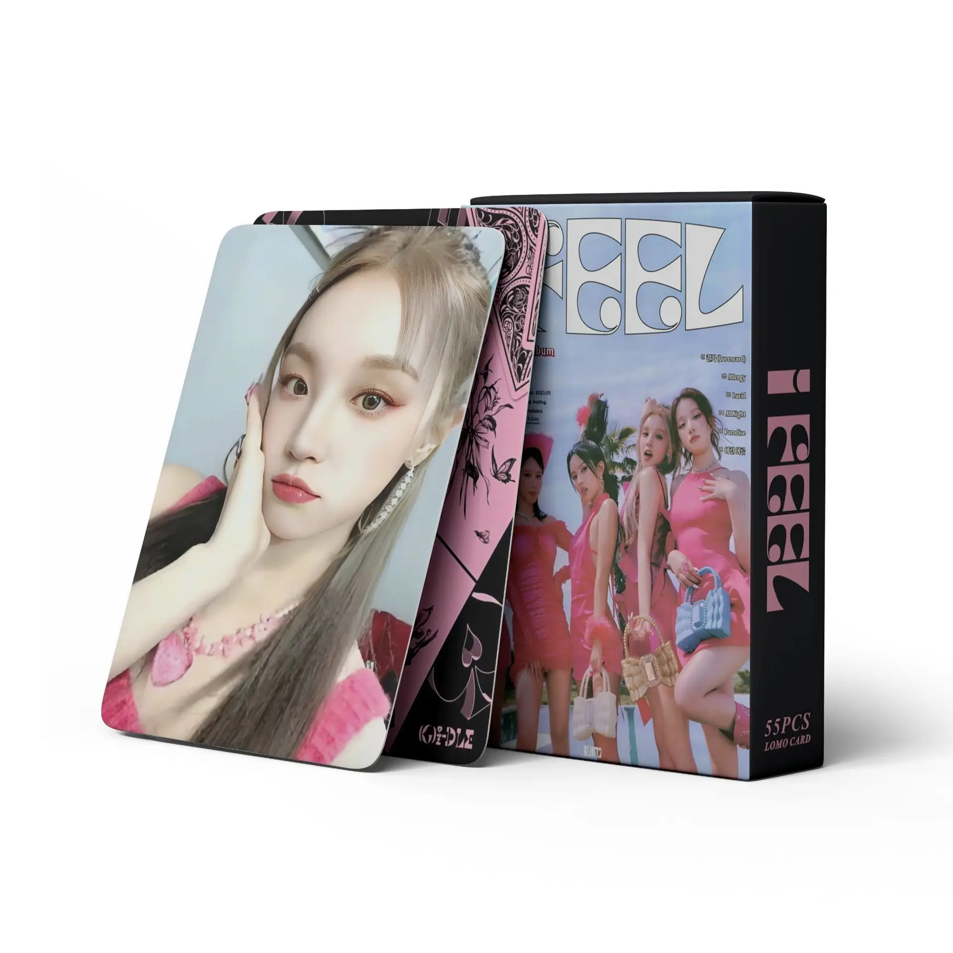 

Gidle Album Quencard Postcard Song Yuqi Ye Shuhua Surrounding LOMO Card