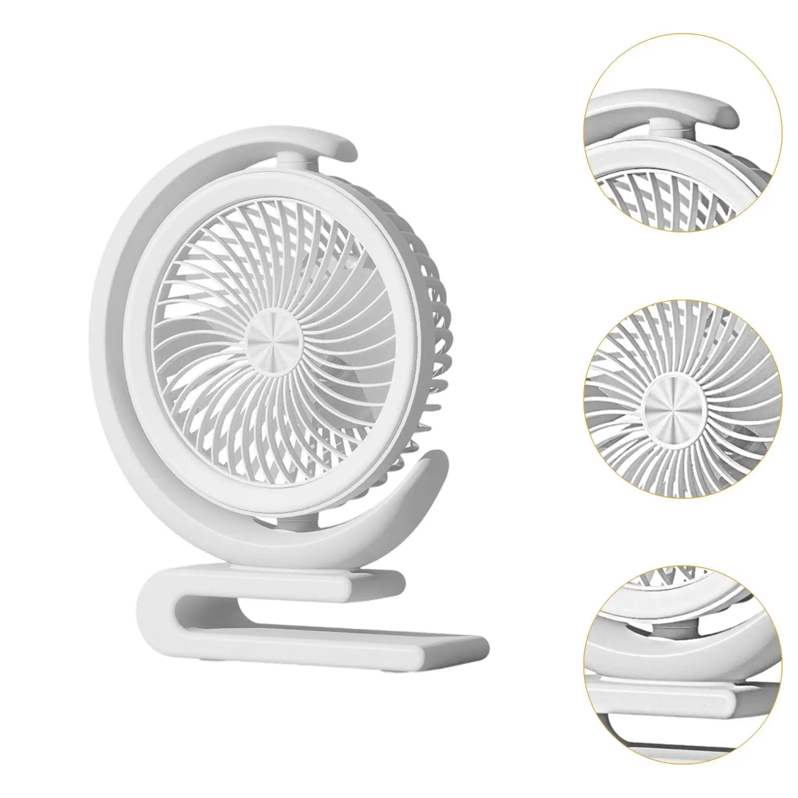 مروحة سطح المكتب منزلية مريحة لشحن USB لمكتب النوم في الحمام