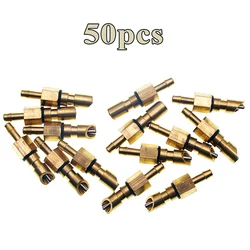Pet Rodents Mouse Rabbit Rat Small Animals Nipple Drinker Automatic Pure Copper Brass Material Nuzzle Spring Feeders 50PCS