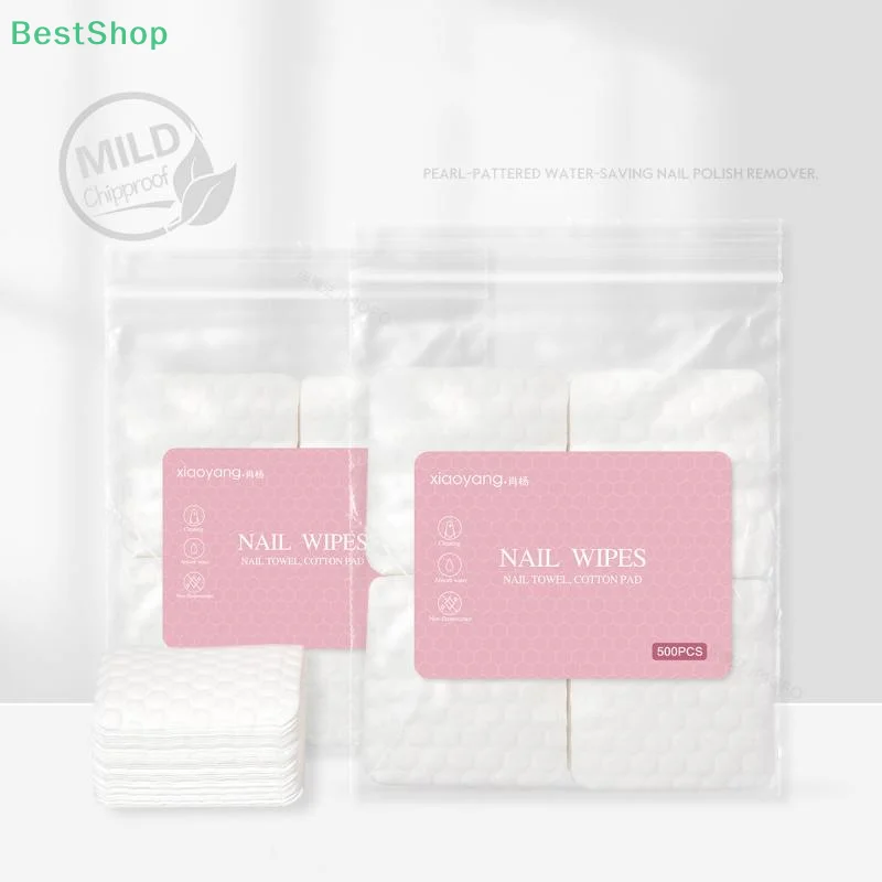 200/500 個ネイルコットンポリッシュリムーバージェルクリーンマニキュアナプキンペディキュア糸くずの出ないワイプクリーナー紙パッドマニキュアツール