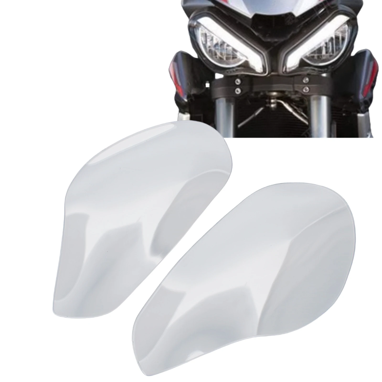 

Olangdn для Triumph 765R 765RS 2020-2024 мотоциклетная фара, защита фар, экран, крышка объектива, защита переднего света, лампа