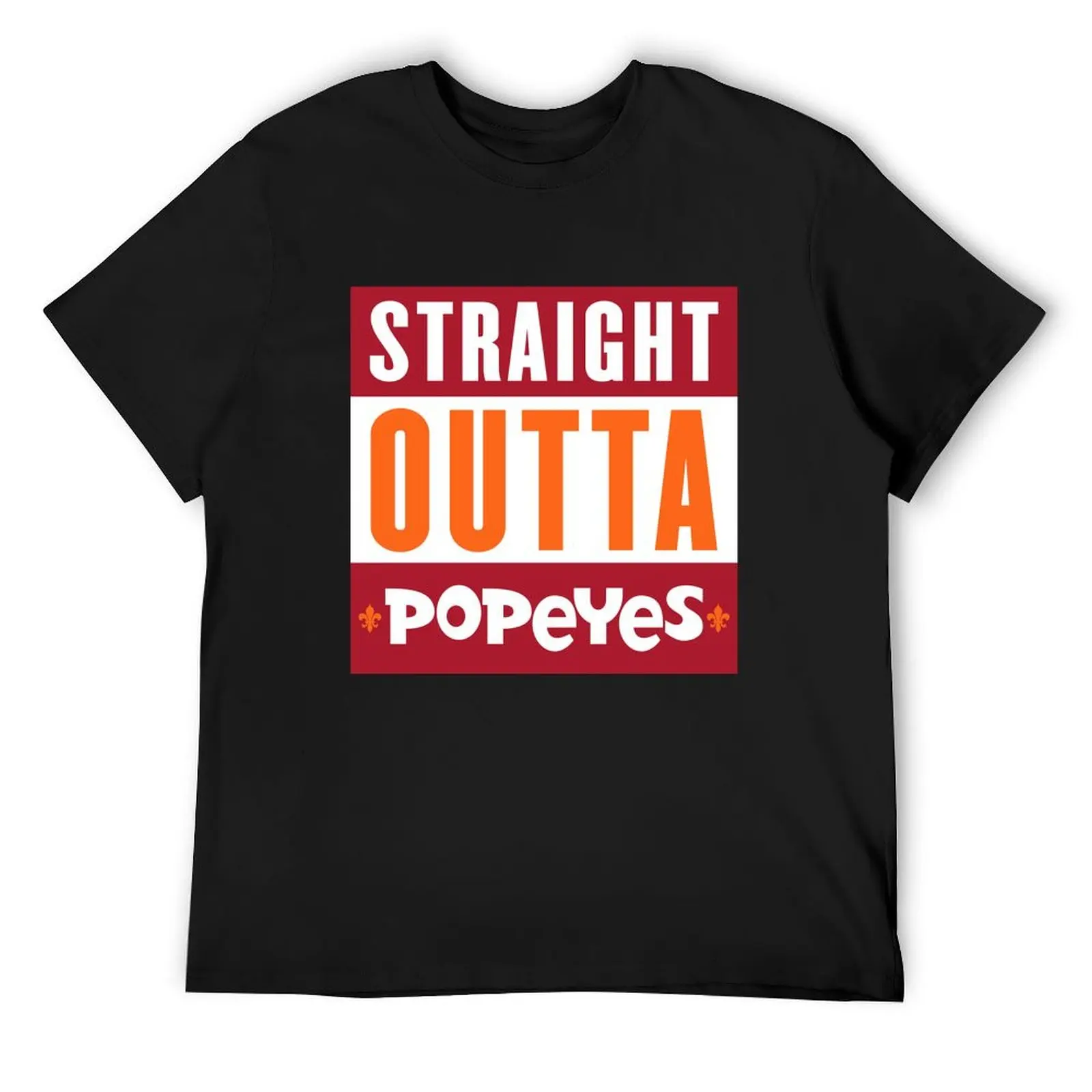 

STRAIGHT OUTTA LOUISIANA by Koramo T-Shirt graphic tee shirt luxury designer kawaii clothes quick-drying anime shirts men