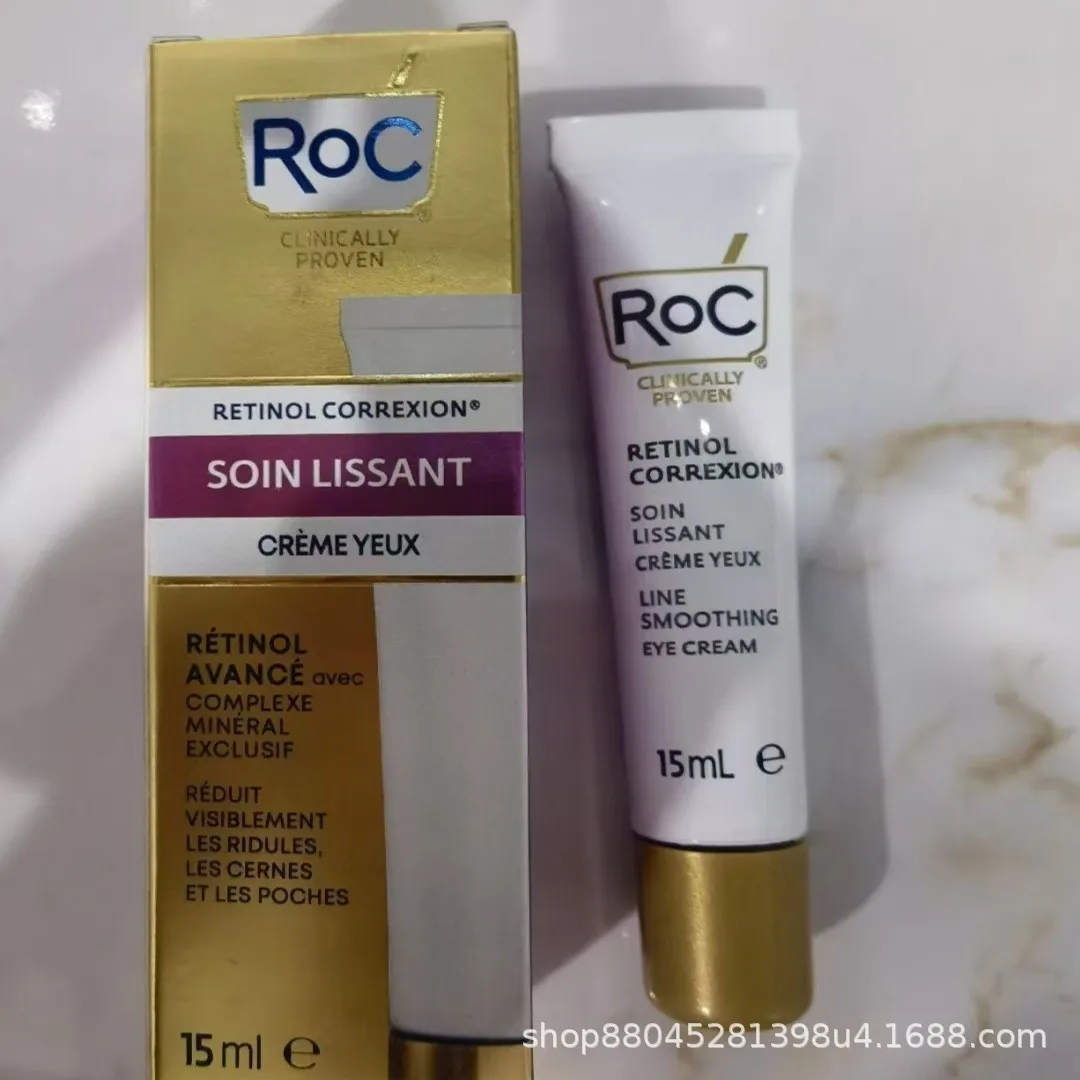 

ROC Eye Cream Lock Eye Cream Anti-wrinkle Firming and Lightening Dark Circles Alcohol Retinol Eye Cream 15ml