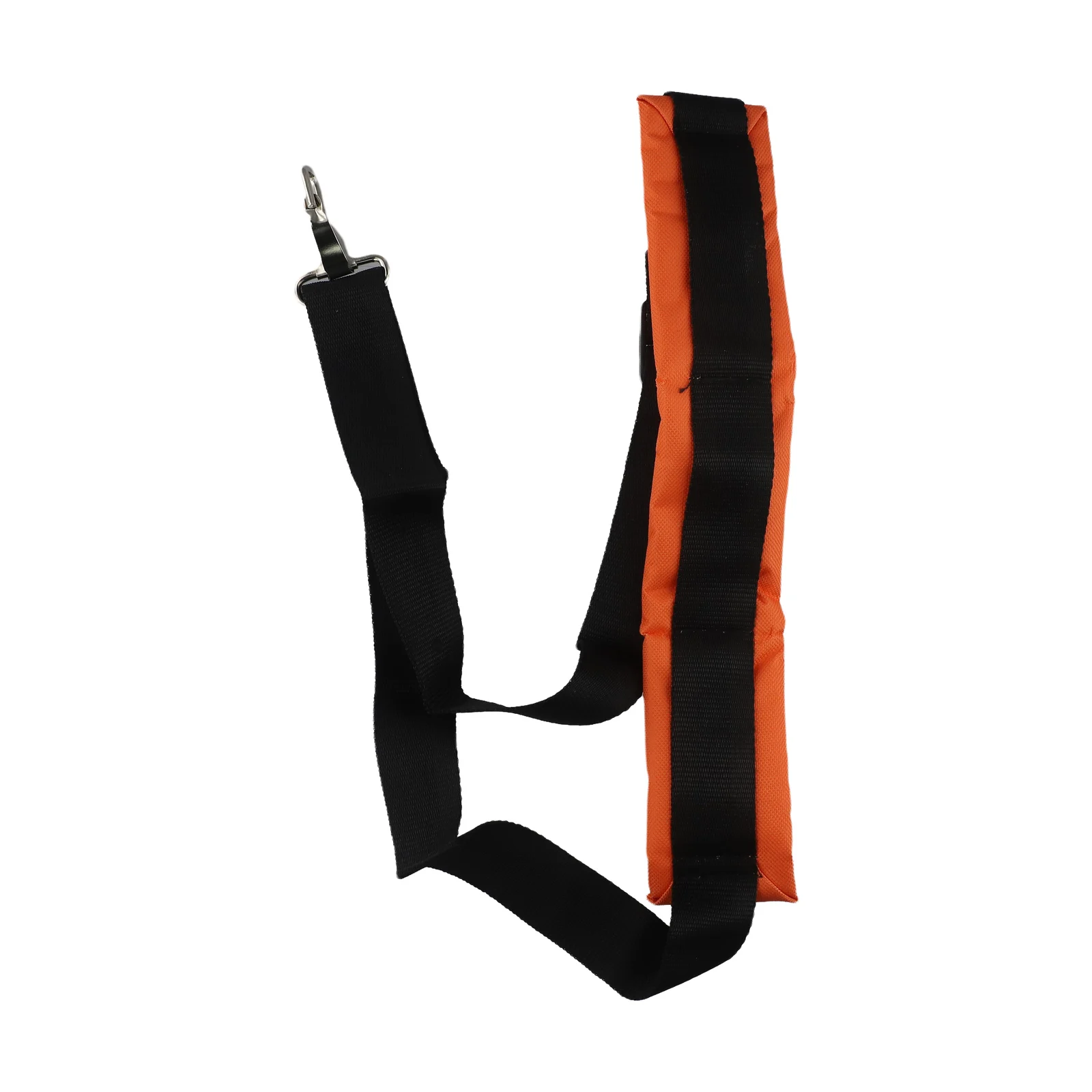 Lawn Mower Parts Shoulder Strap Comfortable 1pcs Adjustable Length Black & Orange Breathable Nylon High Quality