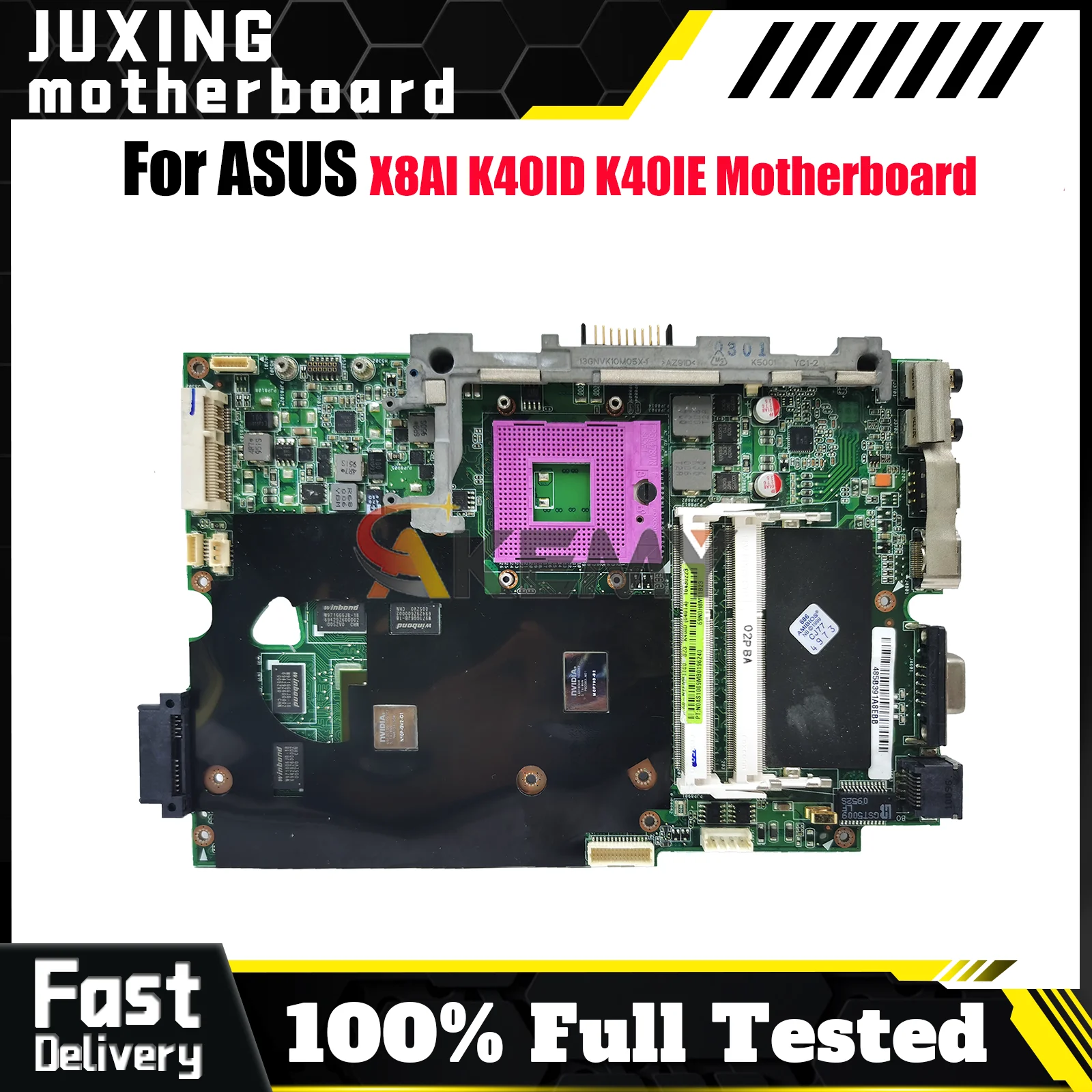 

K40ID Laptop Motherboard For ASUS X8AI K40IN K40I K40IJ K40IE K40ID Notebook Mainboard 100% tests OK fast shipping Top quality