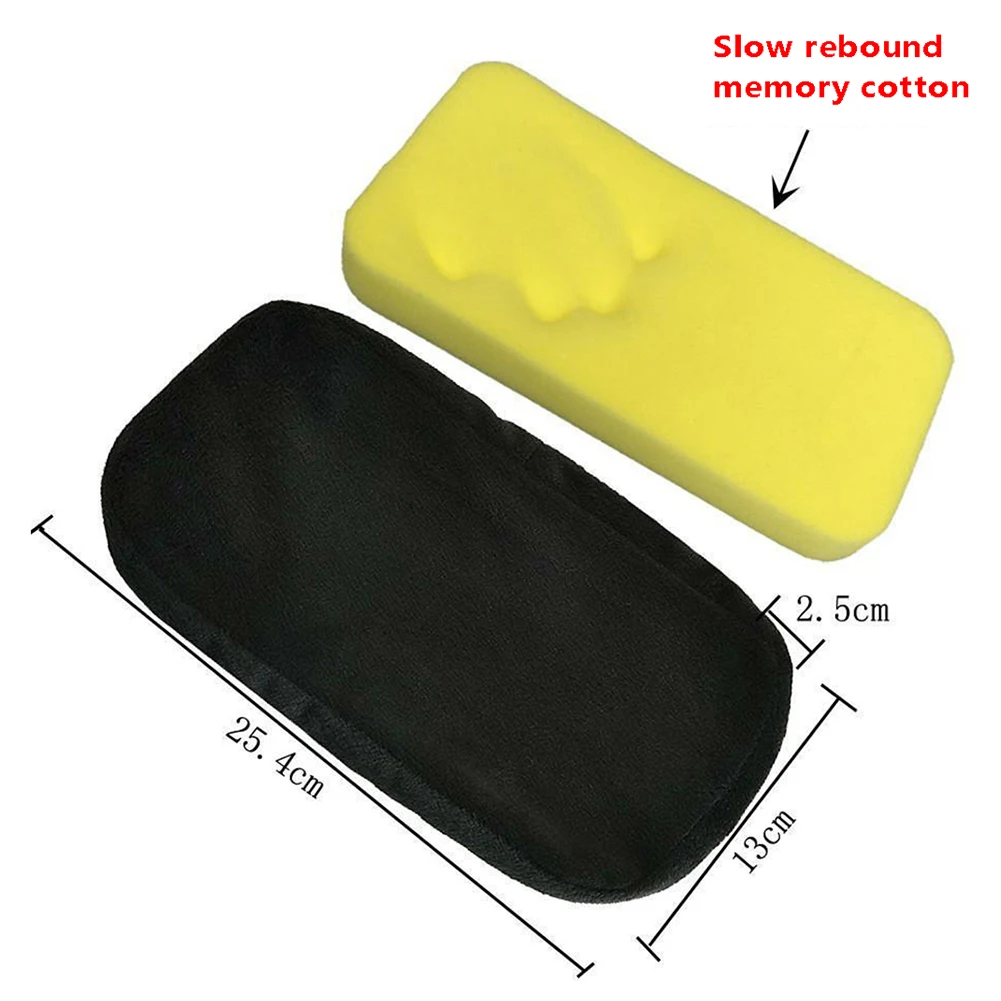 A55F-2 Pieces Set Ergonomic Memory Foam Chair Armrest Pad, Rest Comfy Rest Office Chair Rest Arm Rest Cover For Elbows And Forea