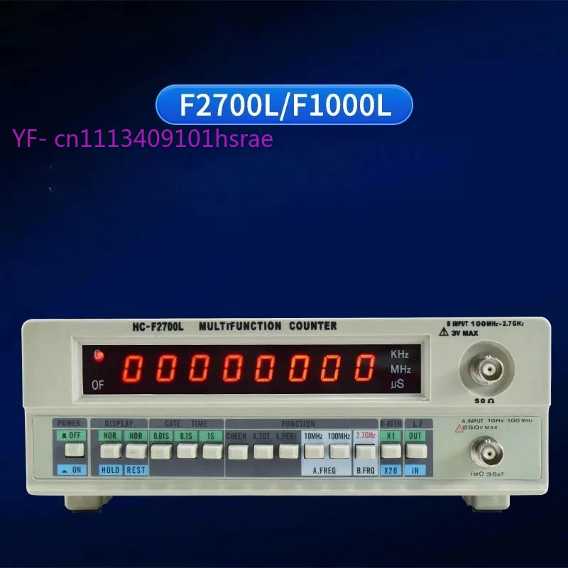 Hc-F2700L 2700MHz Frequency Meter 8 LED Display Crystal Oscillator Signal Counter Tester