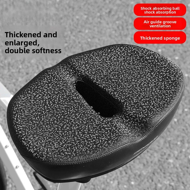

Bicycle seat cushion double shock absorption thickened cushion mountain bike comfortable saddle riding accessories equipment