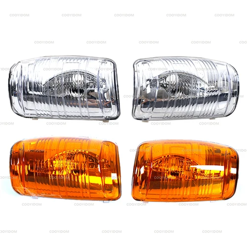 Imagen 2 del producto Luz de señal de giro del espejo retrovisor lateral del coche, cubierta de lámpara para Ford Transit MK8 2014-2020, BK31-13B382-BA, BK31-13B382-AA