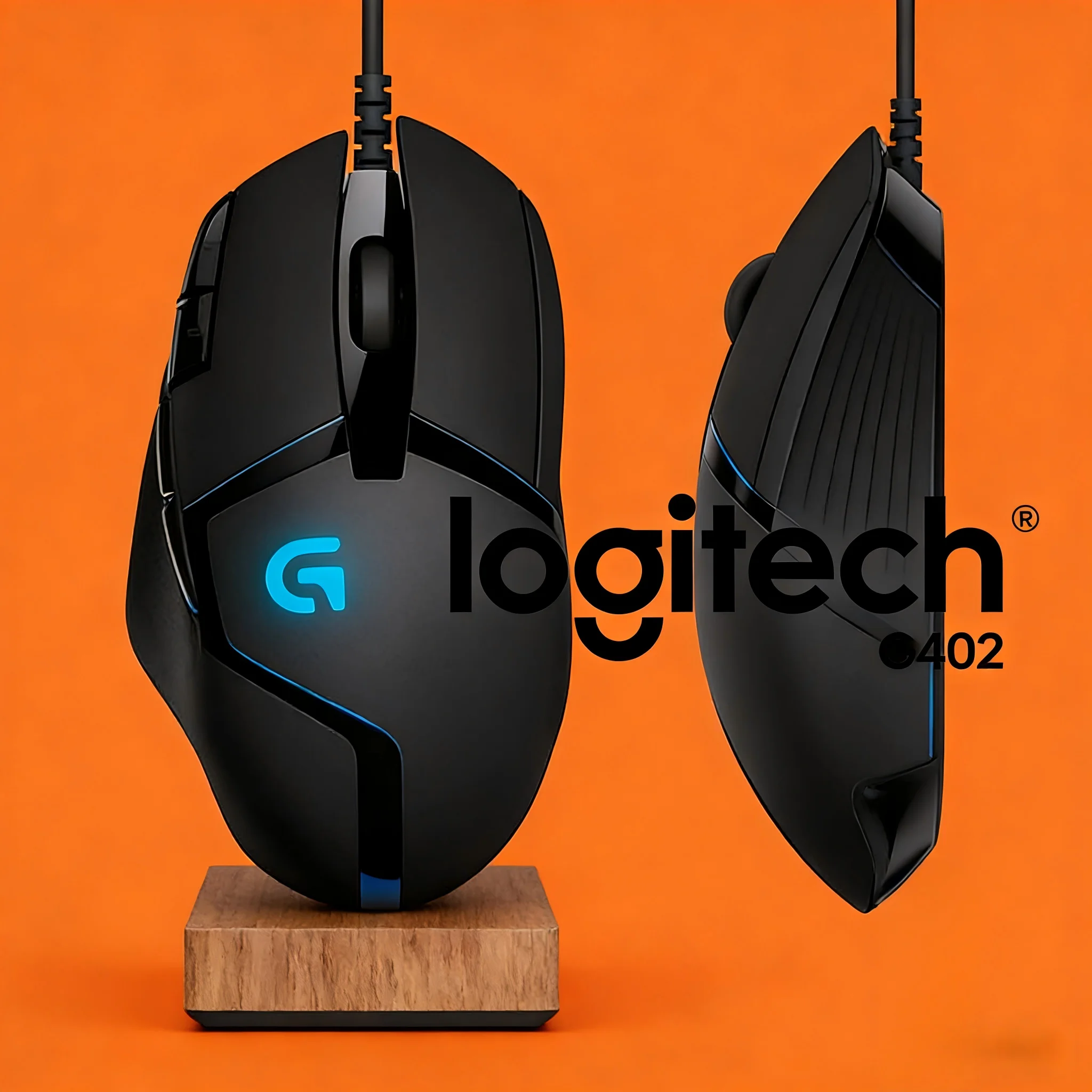 

G402 Wired Gaming Mouse 4000DPI High-Speed Tracking for Laptop & Desktop