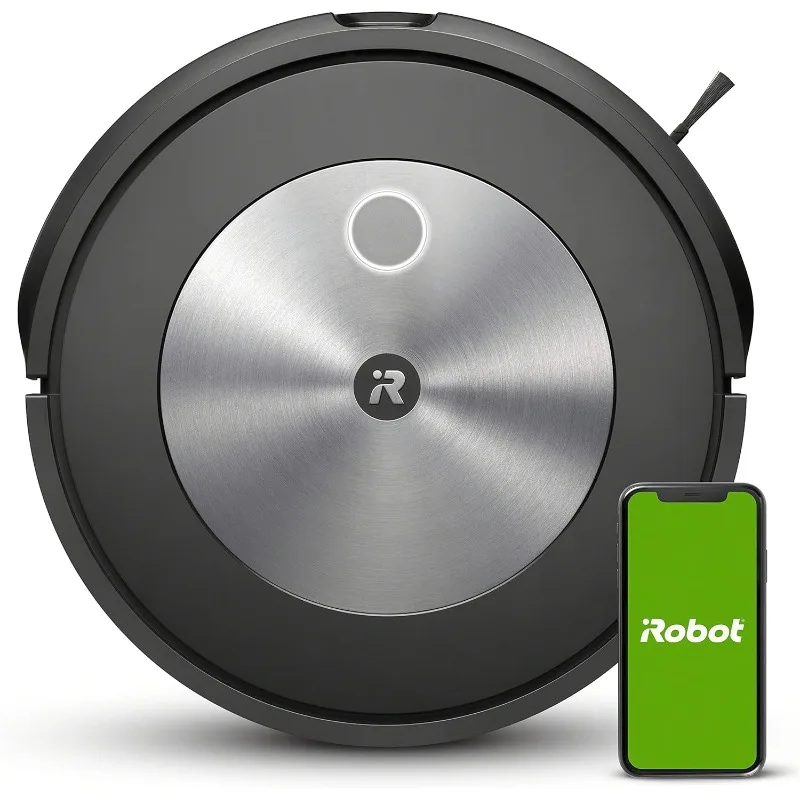 iRobot Roomba j7 (7150) Wi-Fi Connected Robot Vacuum - Identifies and avoids Obstacles, Smart Mapping, Works with Alexa