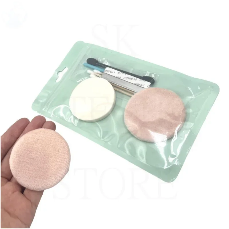 Portable Makeup Tools Skin Friendly High Density Powder Puff Set Disposable Makeup Tools Makeup Supplies 6 Piece Set