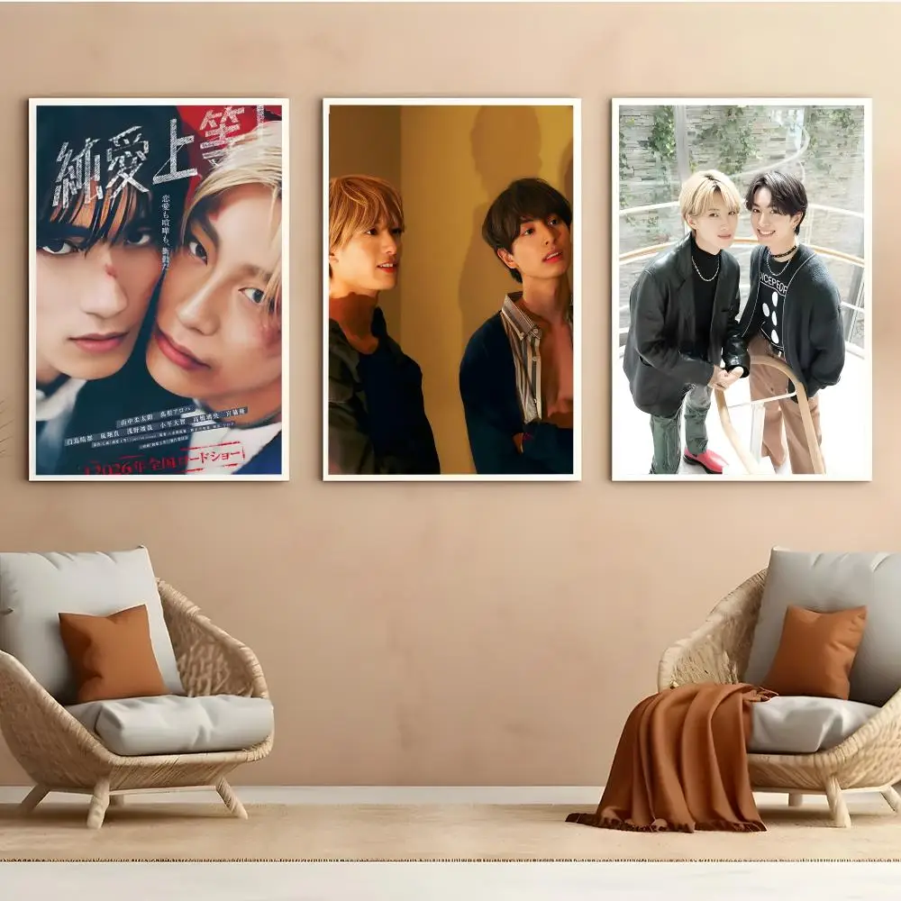 Poster Self Adhesive HD PVC Wall Art - Waterproof & Stain Proof For Home Office Candy Color Paradox TV Series