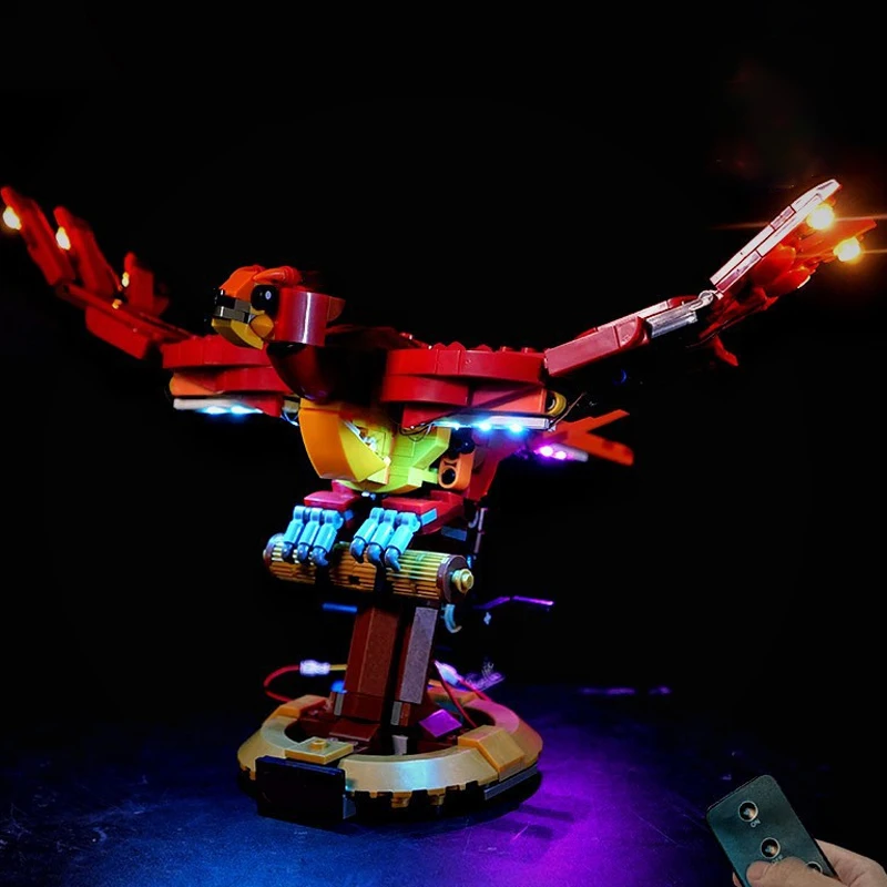 

Lighting Upgrade Kit for 76394 Mythical Phoenix Building Set LED Display Accessories for Fire Bird Model (Lights Only)