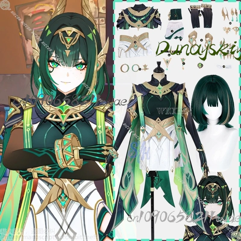 

Genshin Impact Cosplay Nefer Sexy Women Girls Costume Goddess Snake Furry Lolita Dress Goth Lolita Halloween Daily Party 코스프레