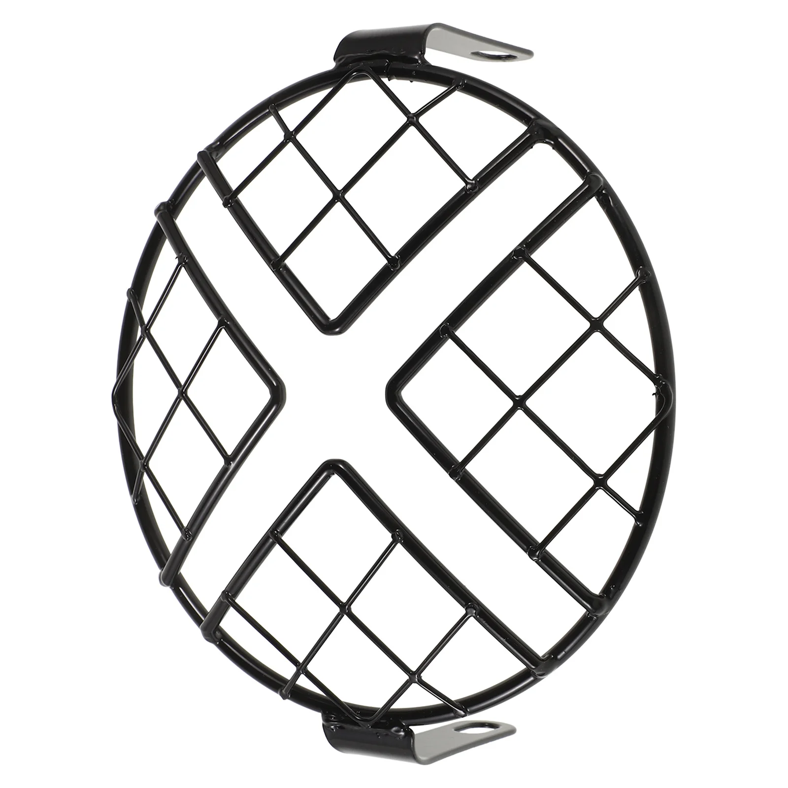 

Motorcycle Headlight Protector Black Metal Mesh Grill Cover Universal Rugged Protective Guard for Motorbike Accessories