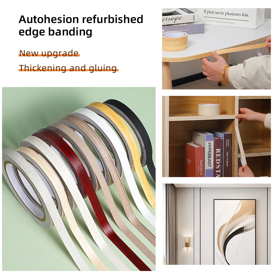 Refurbished self-adhesive edge banding, furniture, wardrobe frames, border sealing strips, decorative beauty, seam repair, door