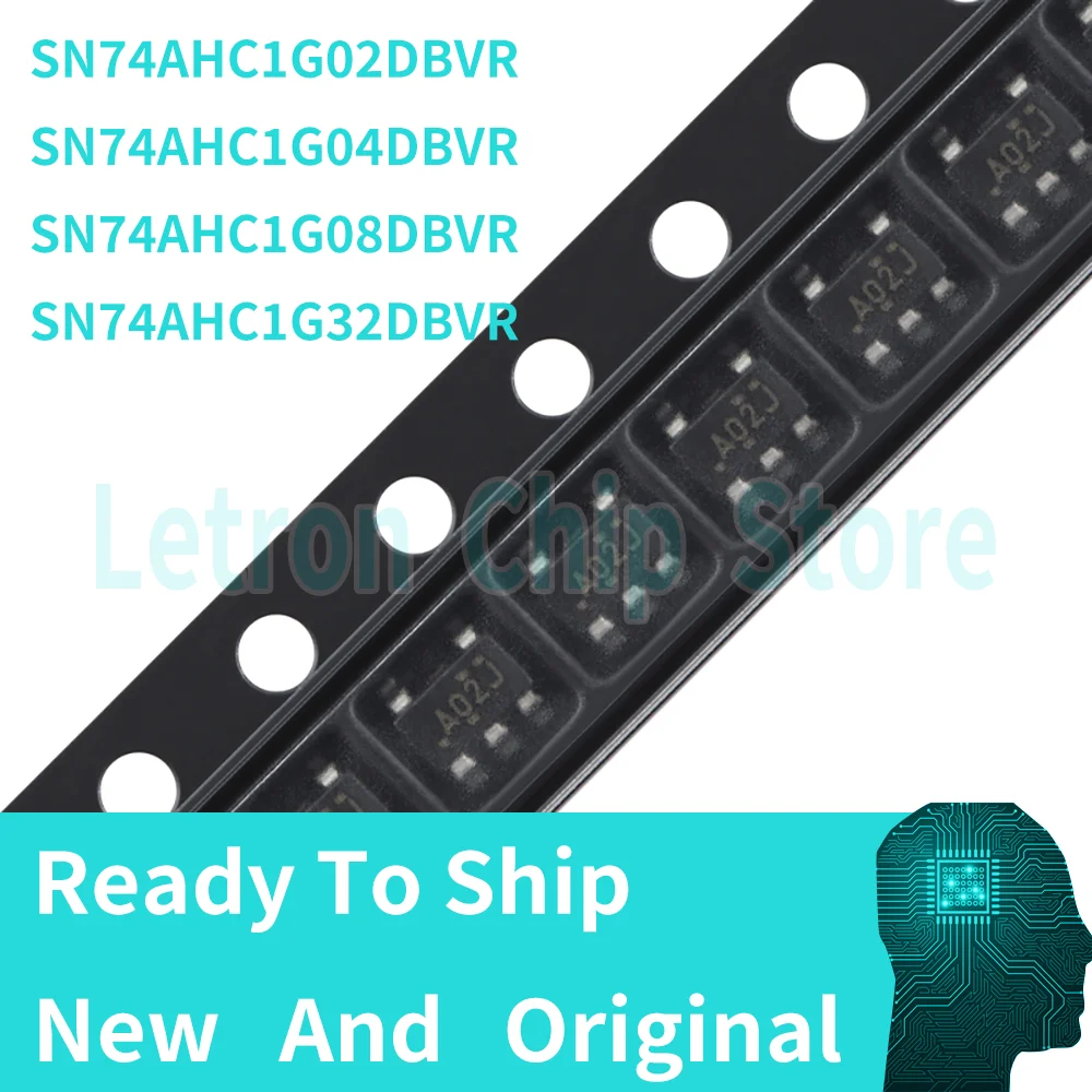 20PCS SN74AHC1G02DBVR SN74AHC1G04DBVR SN74AHC1G08DBVR SN74AHC1G32DBVR Chip Sot23-5