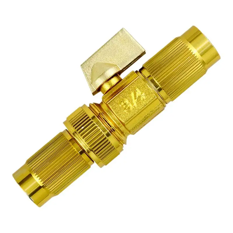 

Water Shut Off Valve Garden Tool Valve Garden Hose Connector Valve Type Expansion Joint Leak-Proof For Watering Plants