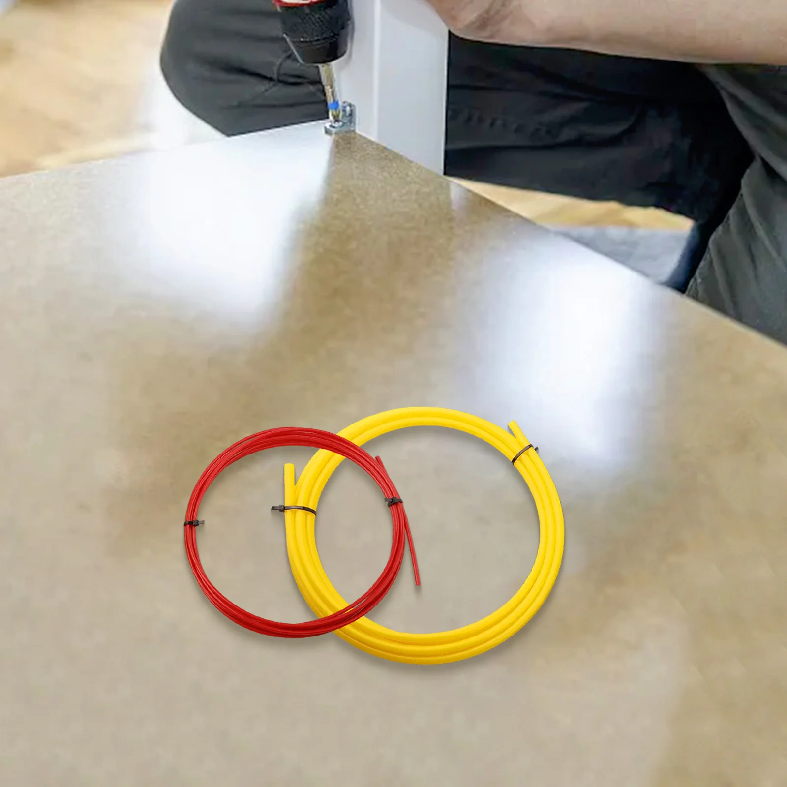 For HVAC Installation 4M Red Air Conditioning Bender Built-in Bending Strip Easy To Use Bender Interior Pipeline Tool
