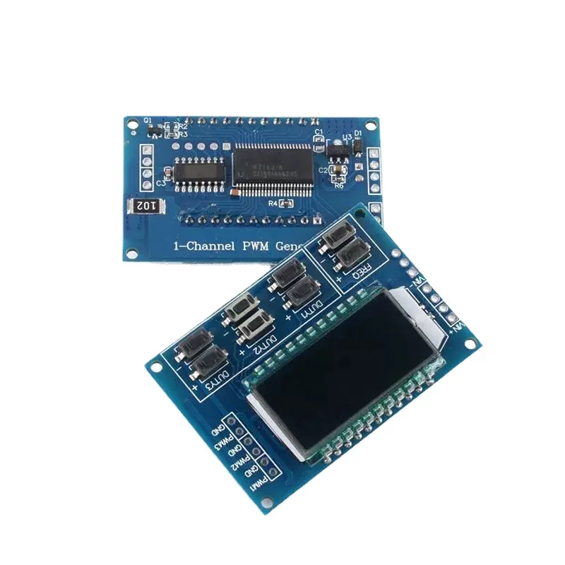 1Hz-150Khz Signal Generator PWM Board Module Pulse Frequency Duty Cycle Adjustable Module LCD Display 3.3V-30V 1Hz - 150Khz