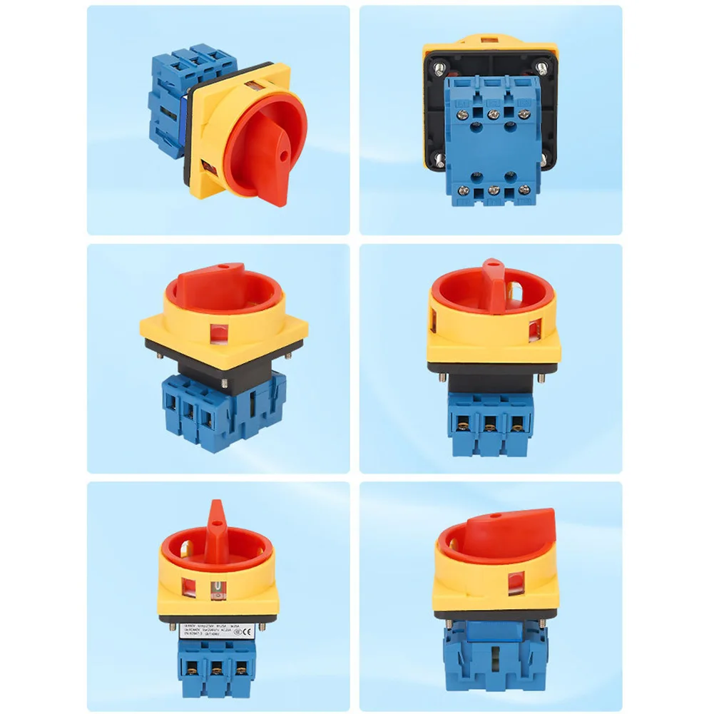 For Ventilation Systems Rotary Cam Switch Industrial Control Panels As Pictures Show AC-23A Rated Finger Protection