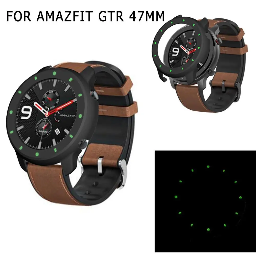 Watch Case Full Protection Solid Color New Silicone Watch Case Easy To Install 47mm For Amazfit Gtr Protective Case High Quality