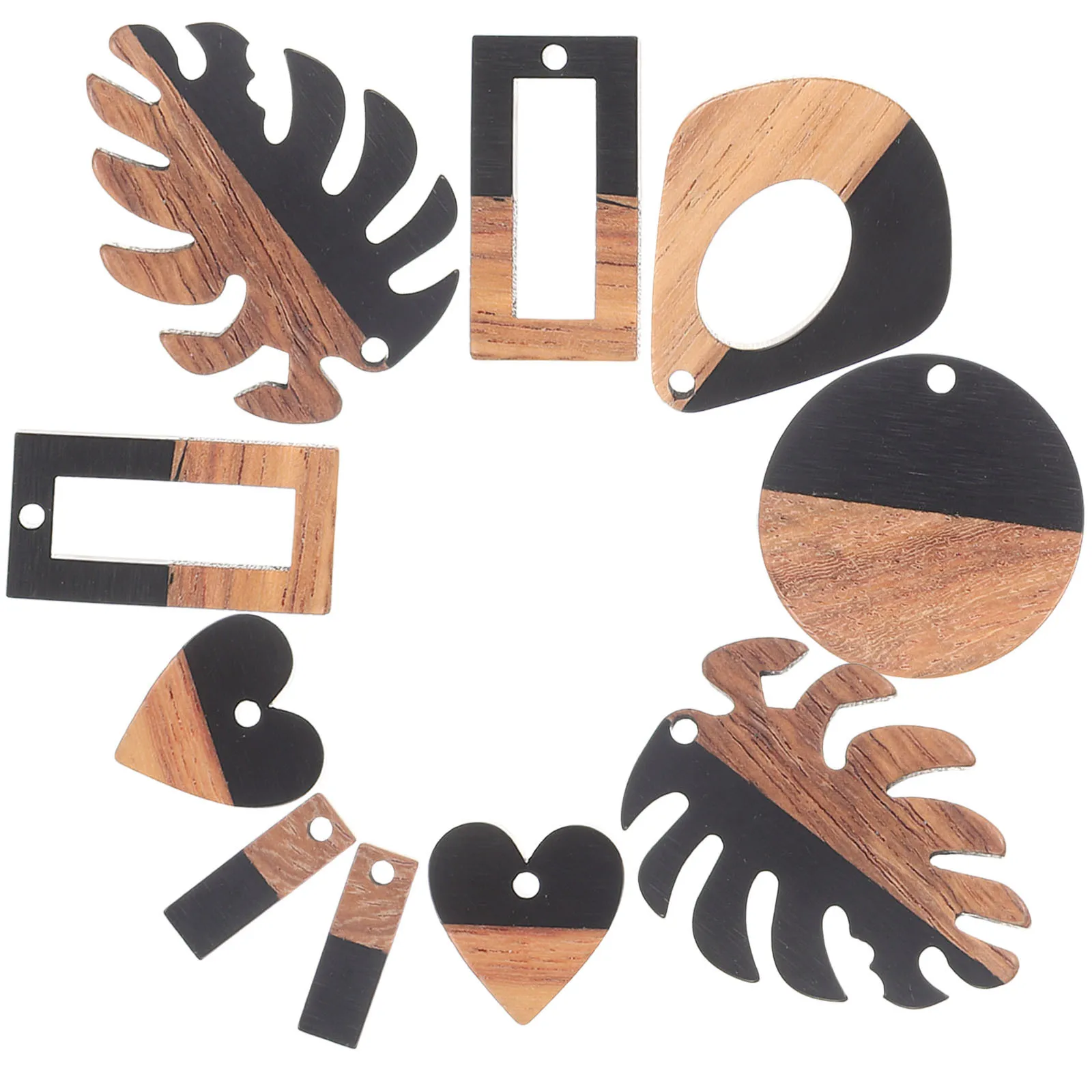 12Pcs Resin Pendant Charms DIY Jewelry Making Supplies Necklace Earring Bracelet Decorative Findings Craft Accessories