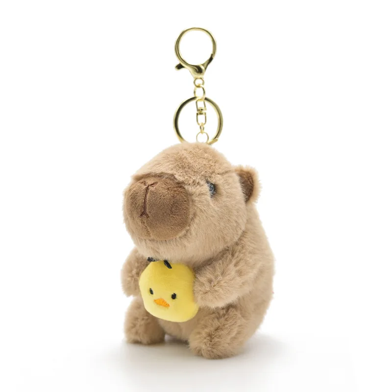 Porte-clés en peluche de la série DolDave Mouse, jouet en peluche, pendentif beurre, mode, Kapibala, marron