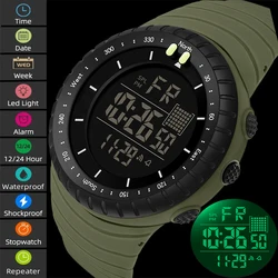 Synoke Men's Military Watches Fashion Big Size Dail Led Waterproof Digital Sport's Shockproof Wristwatch Male Alarm Clock