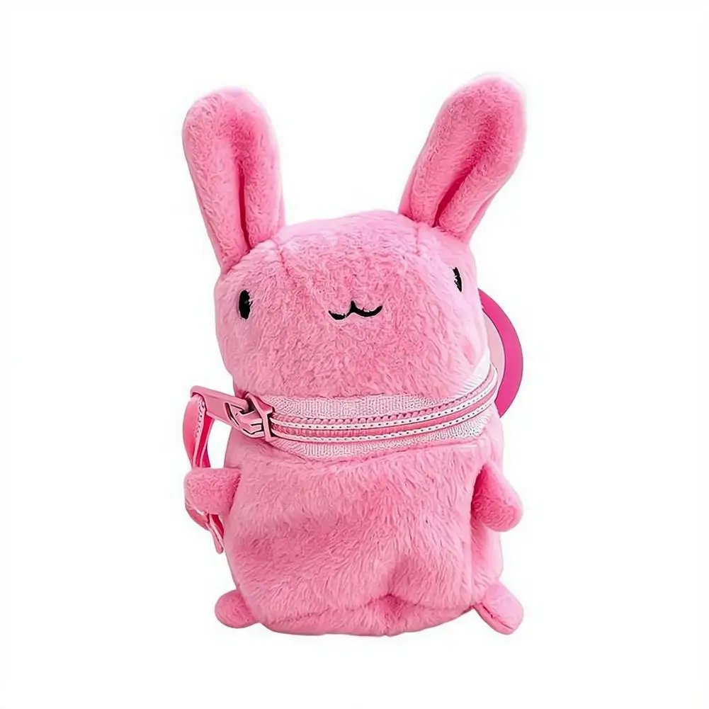 Kawaii Münzbörse Mini-Kopfhörer-Aufbewahrungstasche Niedlicher Hase Bär Tier Schlüsselanhänger Taschenanhänger Geburtstagsgeschenk für Mädchen – Detail 1