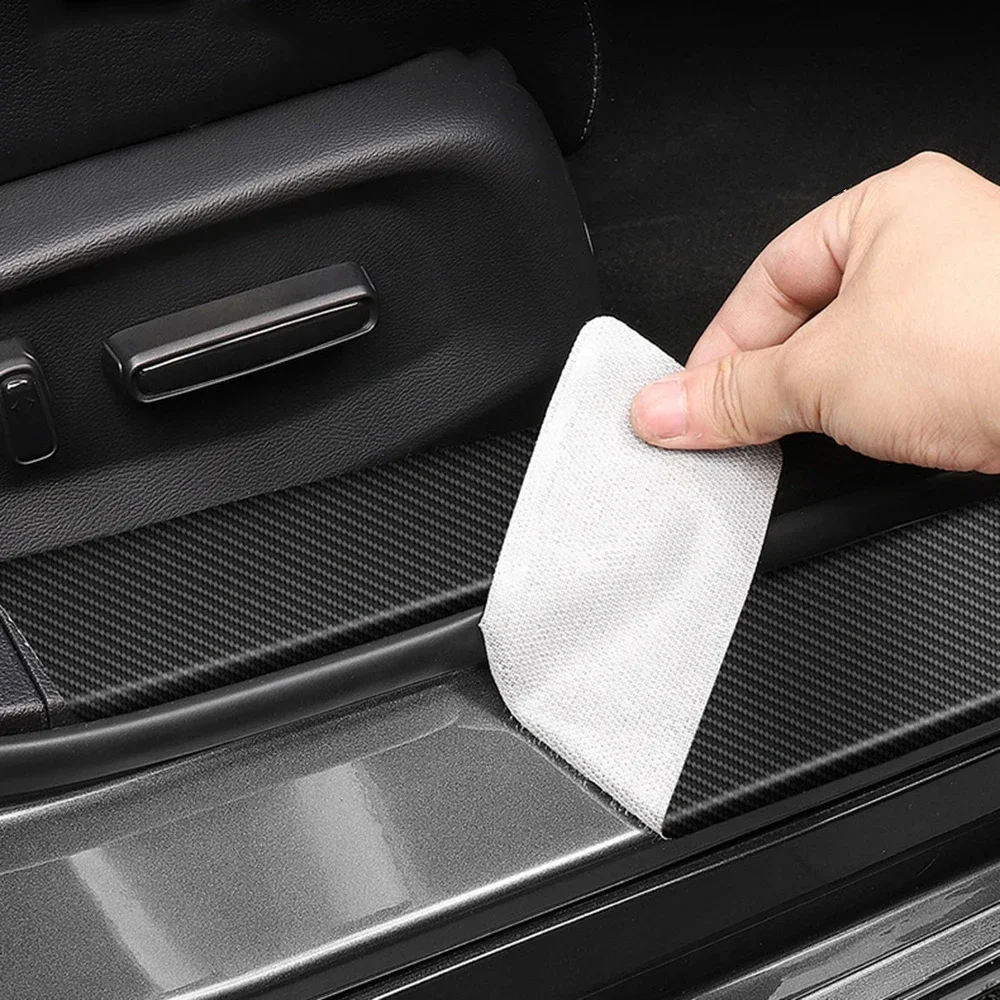 Picture 7: For FIAT TIPO Logo Auto Door Threshold Protect Film Decals, Car Trunk Bumper Sticker, Scratch Resistant Anti-collision Strip