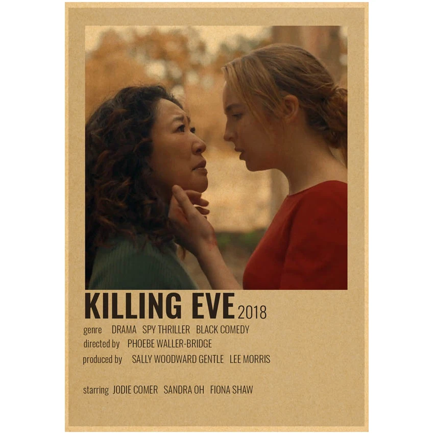 Movie Killing Eve Season Movie Poster Retro Kraft Paper Posters Wall Stickers Art Painting For Coffee House Bar