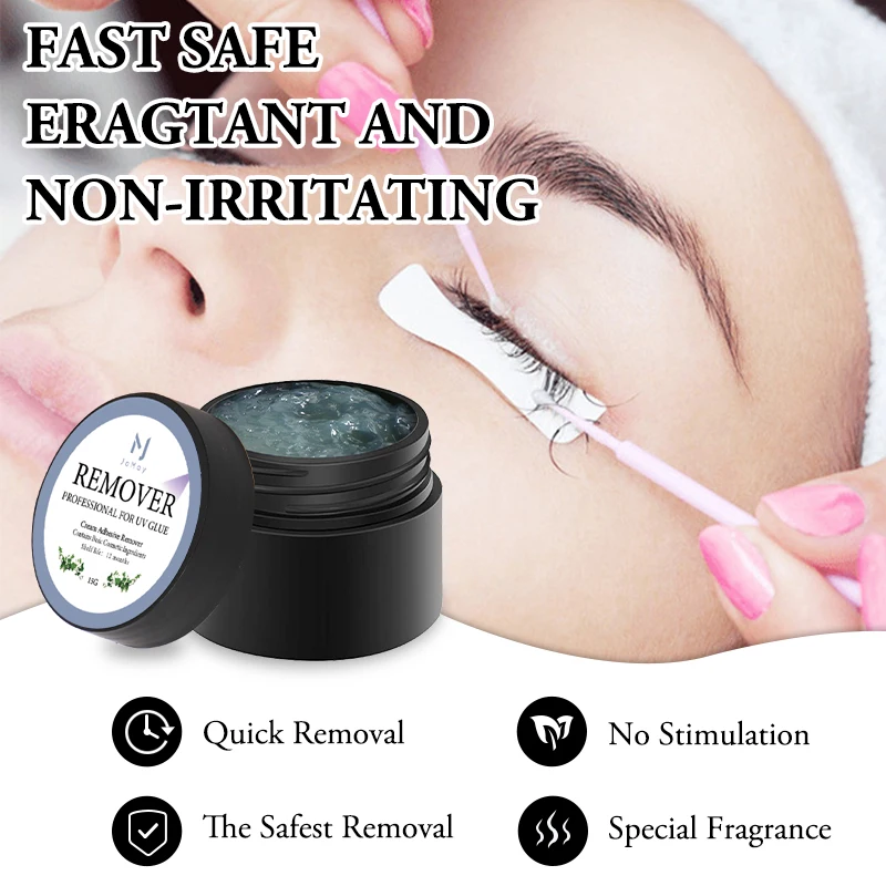 15g Wimperlijm Remover Gel Extensions Lash Makeup Tool Professionele UV Lijm Lash Lijm Remover Crème voor Wimperverlenging