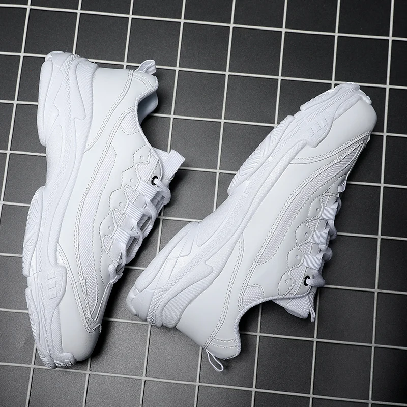 

2025 New Comfortable Inner Summer Casual White Sneakers Breathable Fabric Shoes Men's Versatile Soft Sole High-Quality Sports