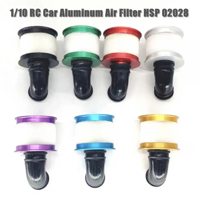 

1pcs 1/10 RC Model Car Aluminum Air Filter HSP 02028 For RC Car Carburetor Upgrade Parts