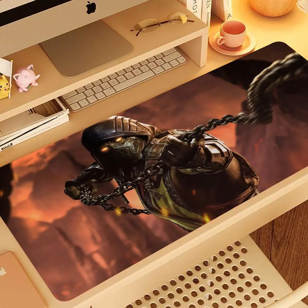 

M-Mortal K-Kombat Mouse Pad 900x400mm Mouse Pad Anime Carpet Desk Mat PC Gamer Cabinet mouse pad Mousepad Gamers Accessories Ru