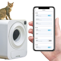 Intelligent Automatic Cat Litter Box With Phone App Control Smart Self Cleaning Cat Toilet