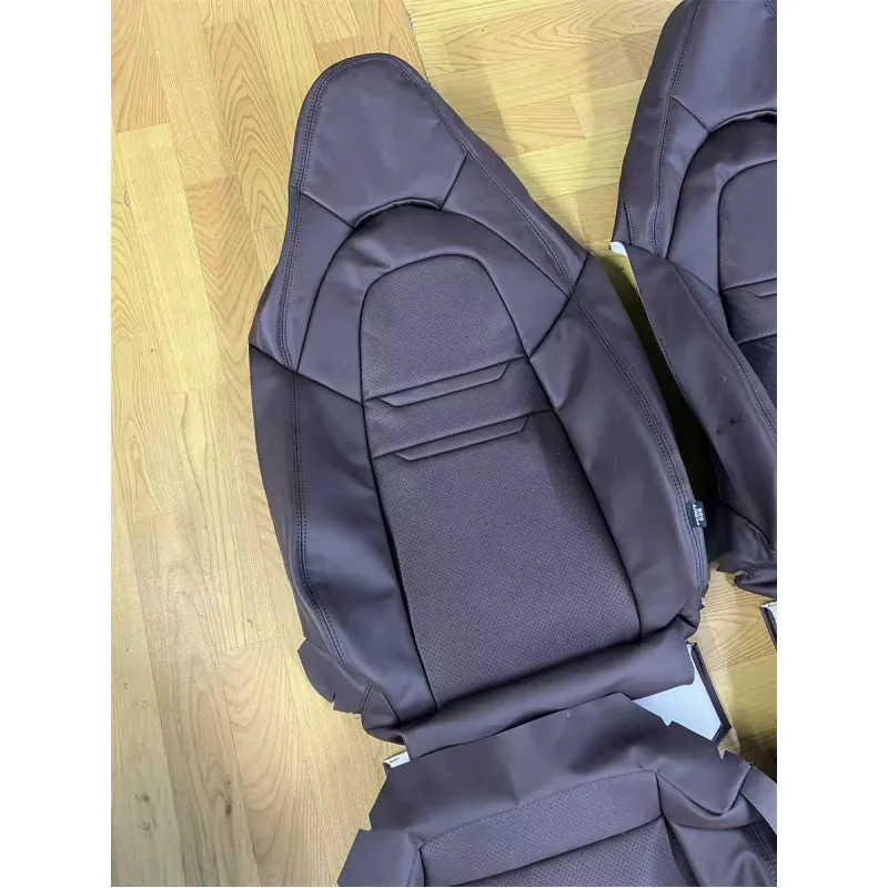 

Чехлы на сиденья для Porsche Cayenne Macan, полный комплект, из натуральной перфорированной кожи, на заказ